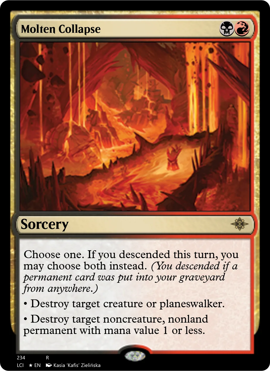 Molten Collapse