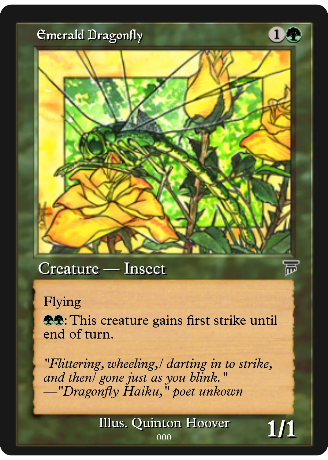 Emerald Dragonfly