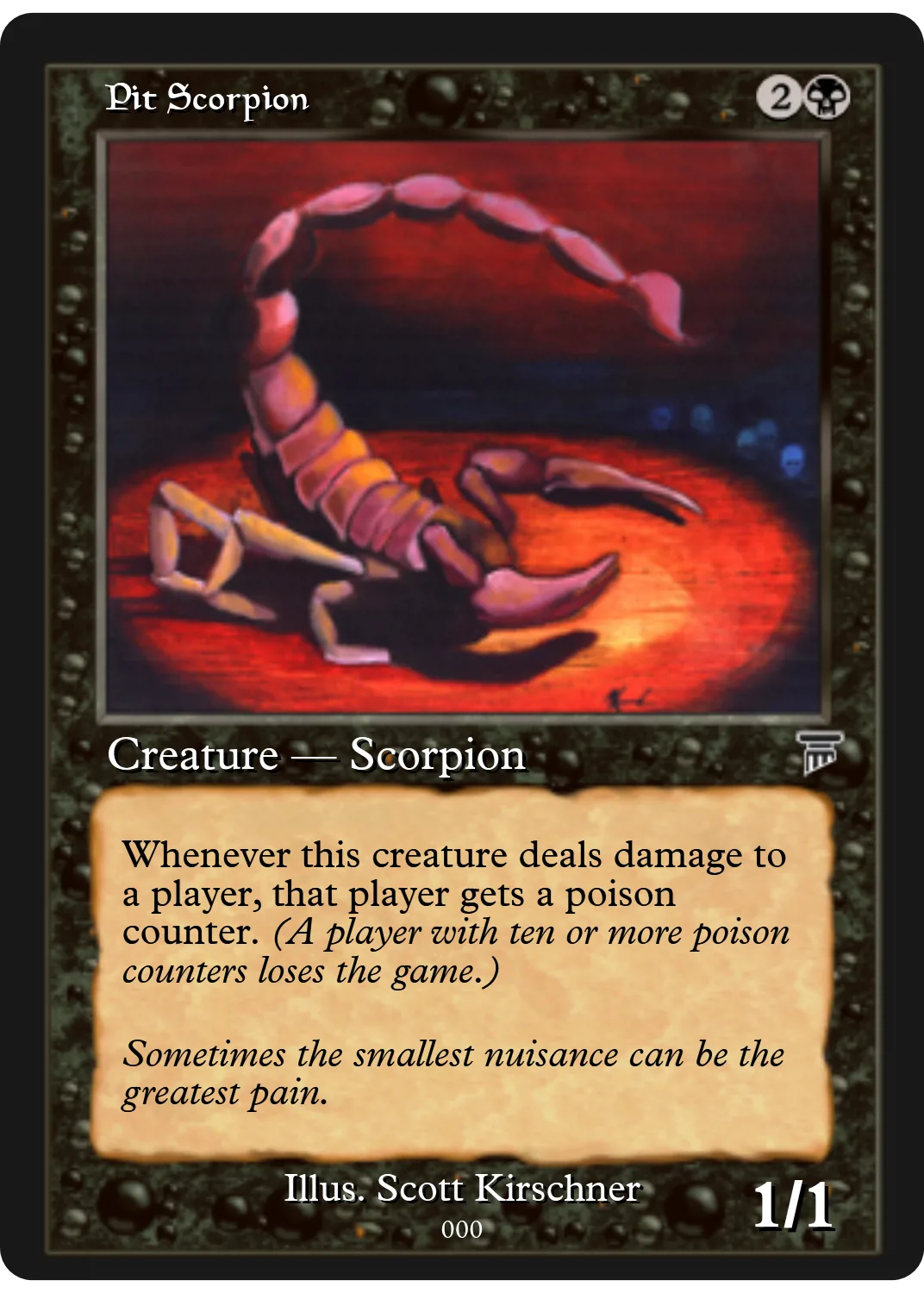 Pit Scorpion