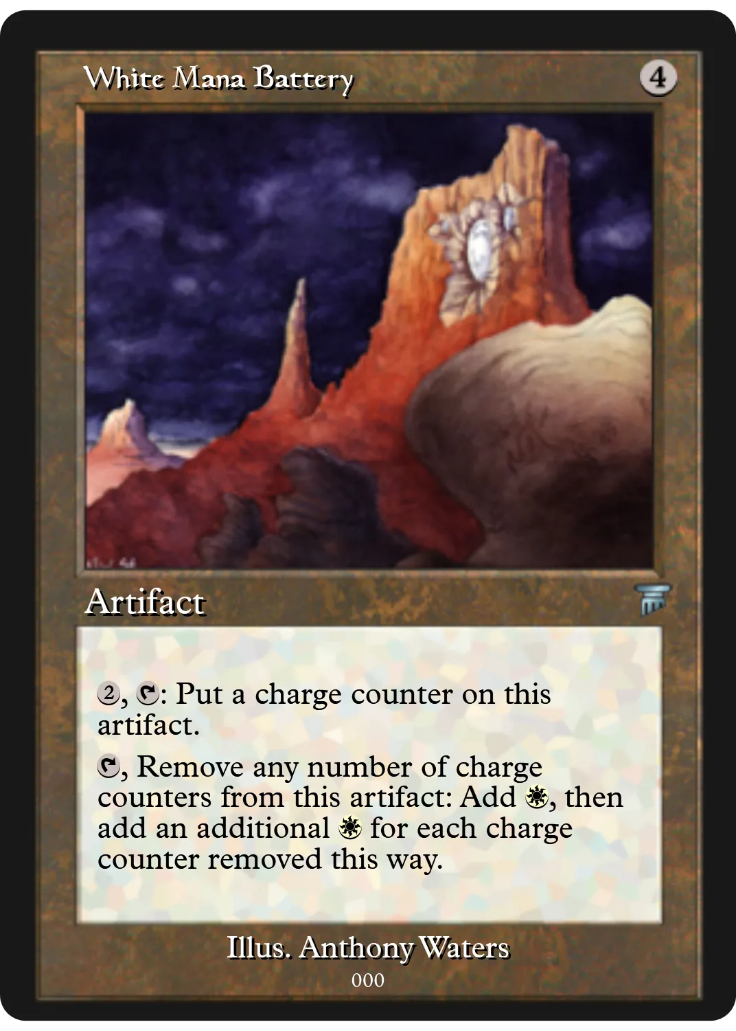 White Mana Battery