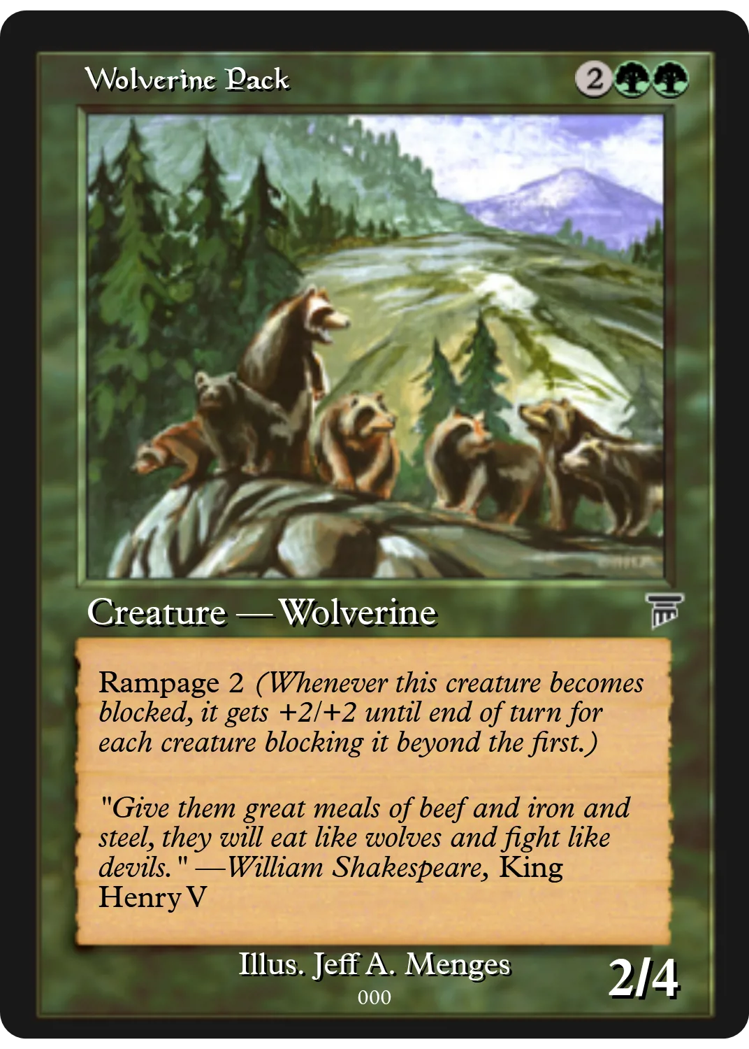 Wolverine Pack