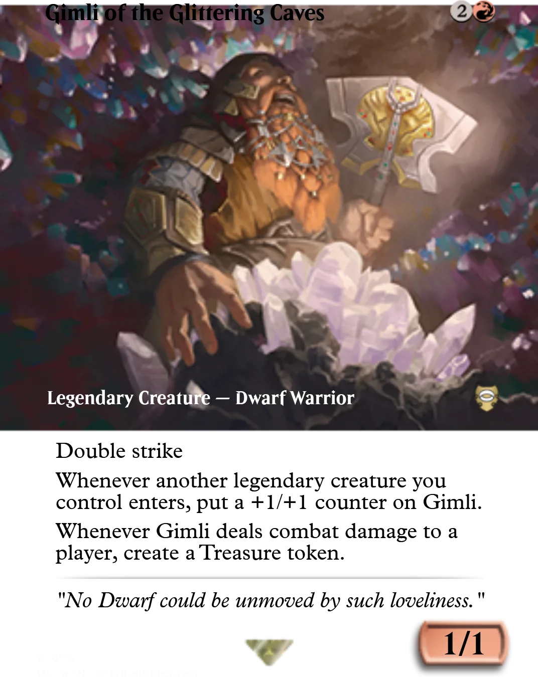 Gimli of the Glittering Caves