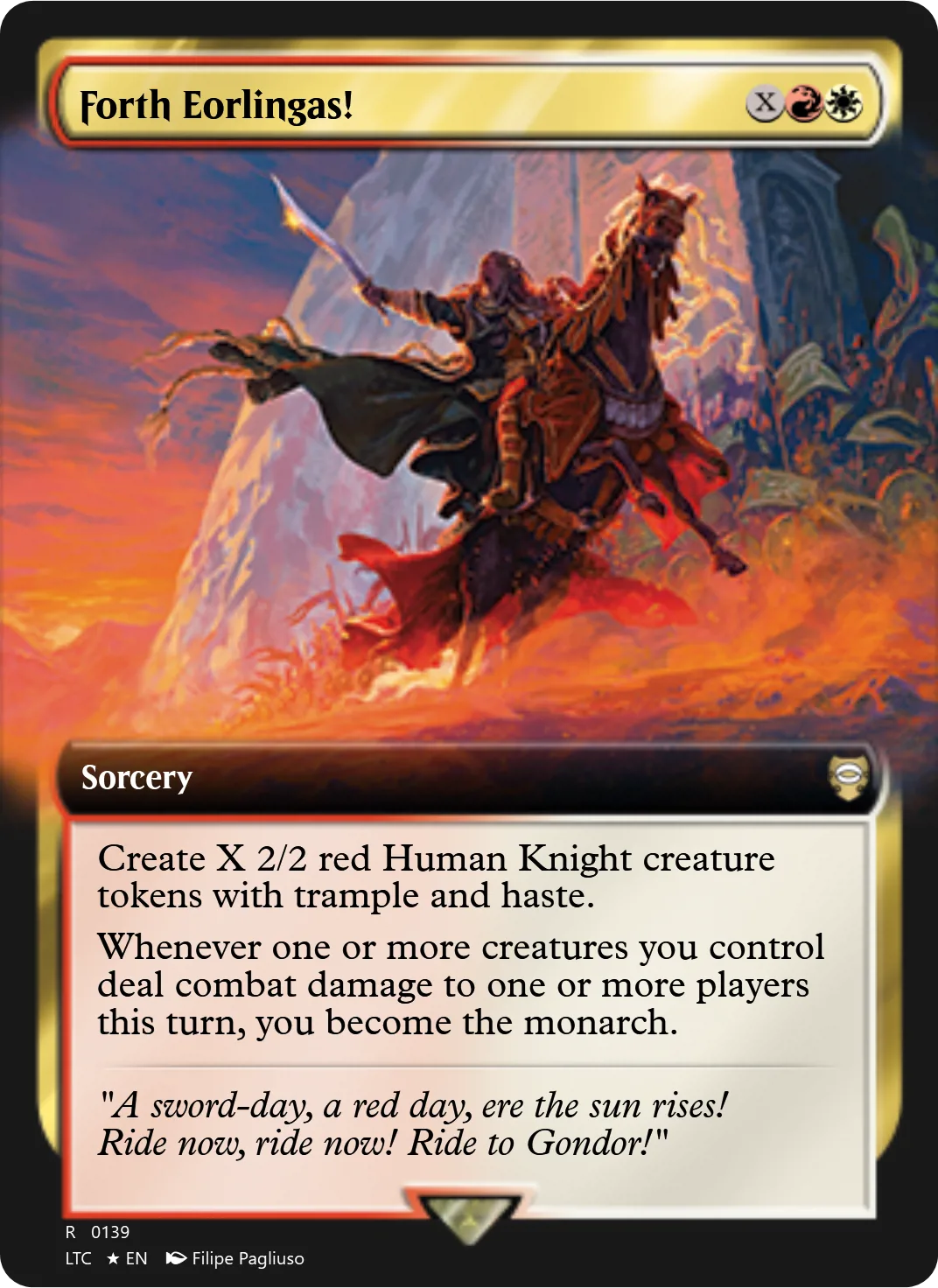 Forth Eorlingas!