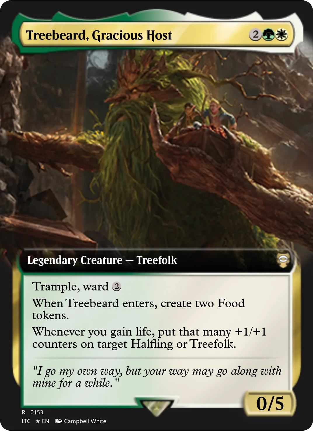 Treebeard, Gracious Host