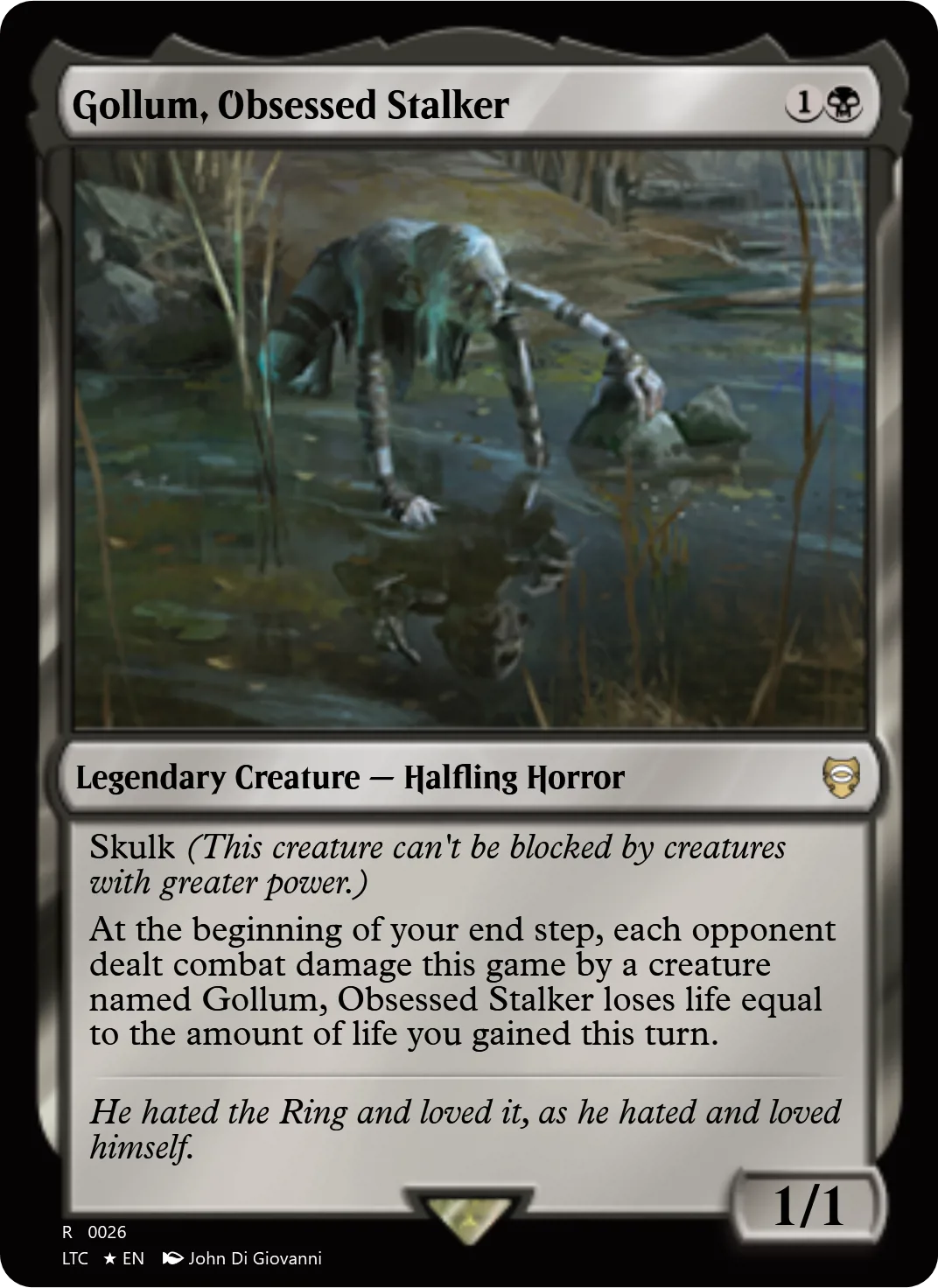 Gollum, Obsessed Stalker