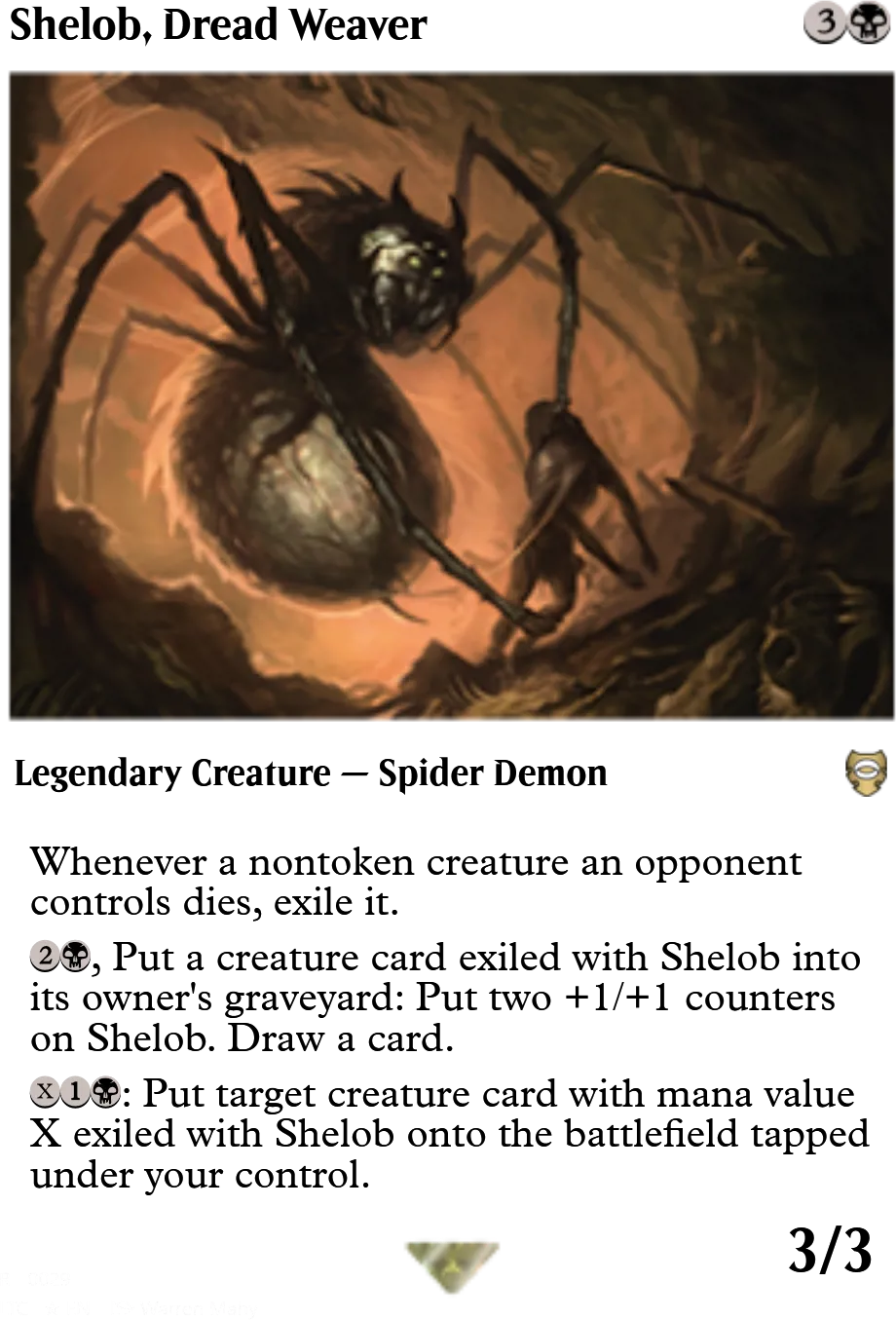Shelob, Dread Weaver