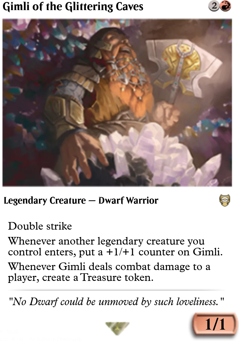 Gimli of the Glittering Caves
