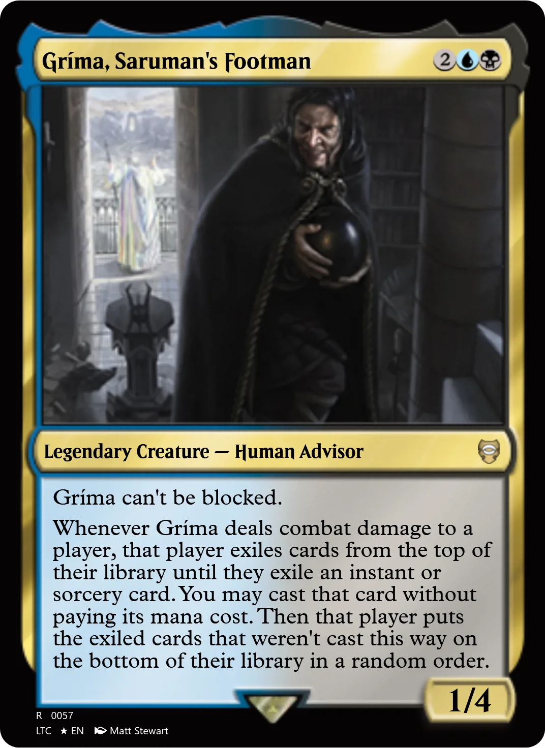 Gríma, Saruman's Footman