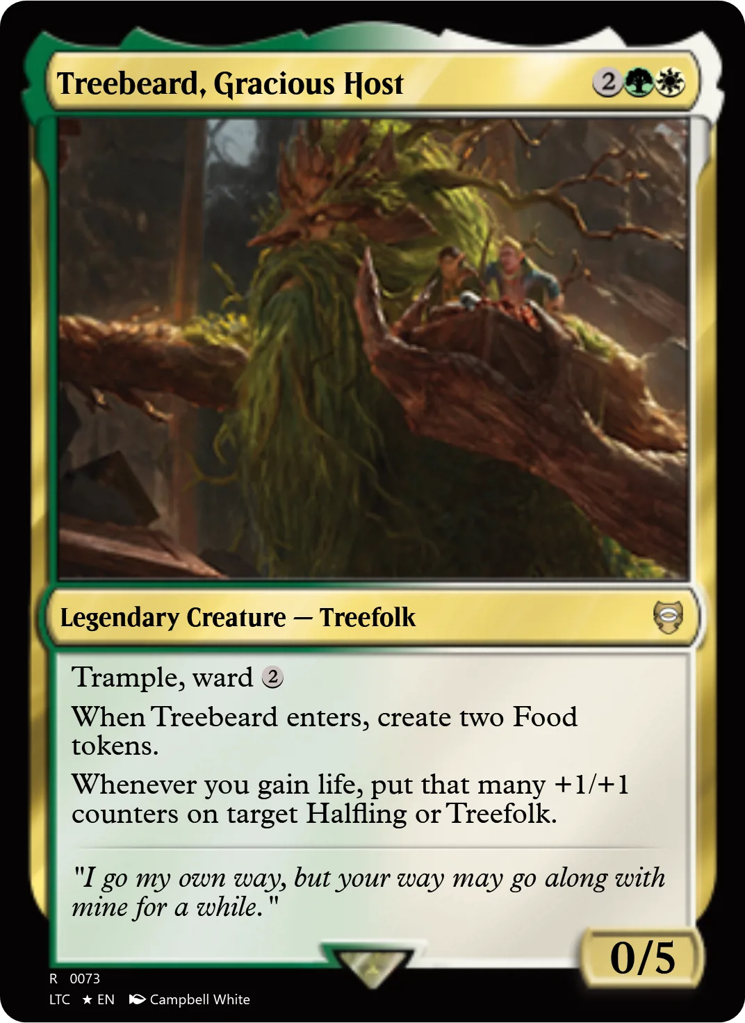 Treebeard, Gracious Host