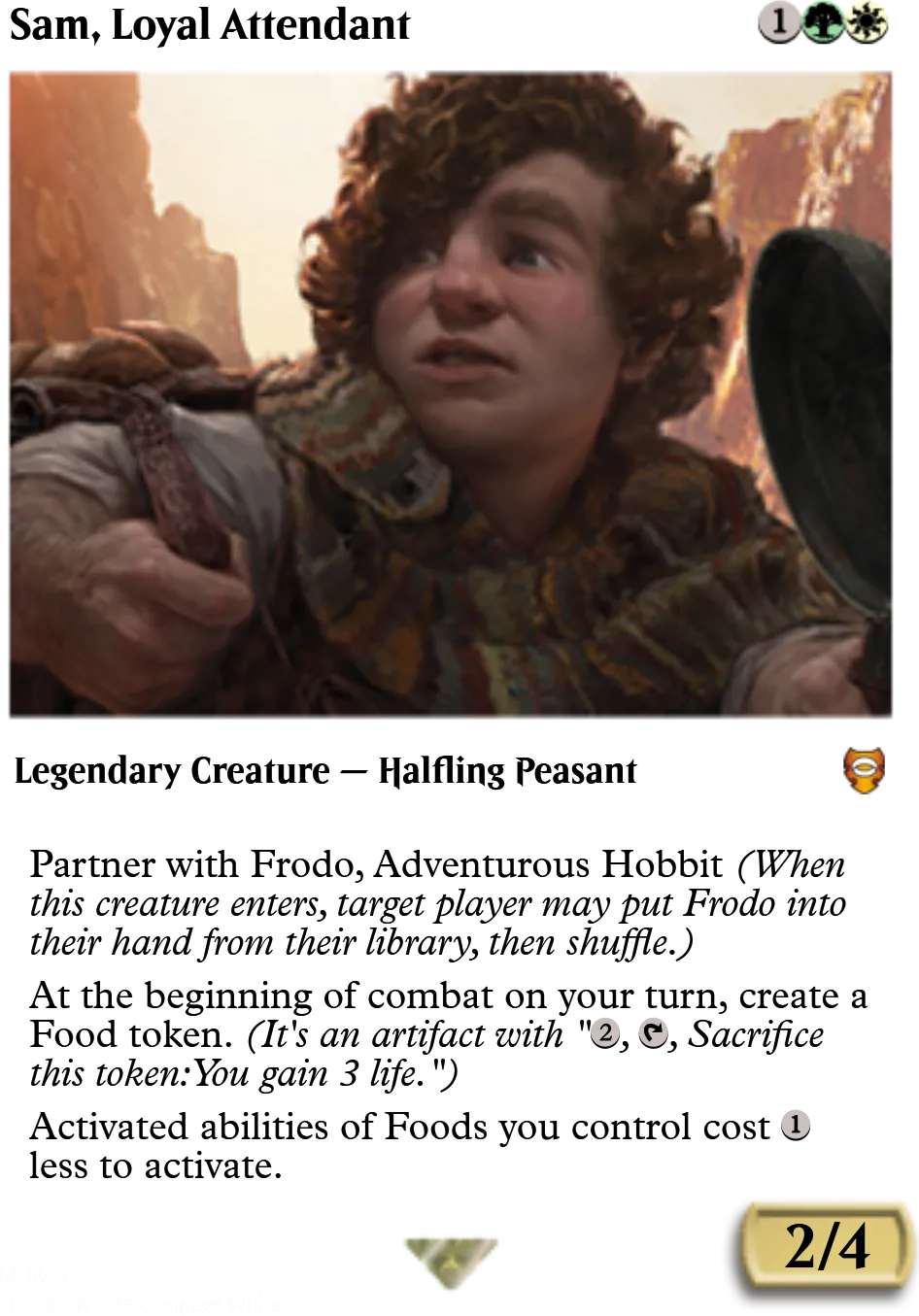 Sam, Loyal Attendant