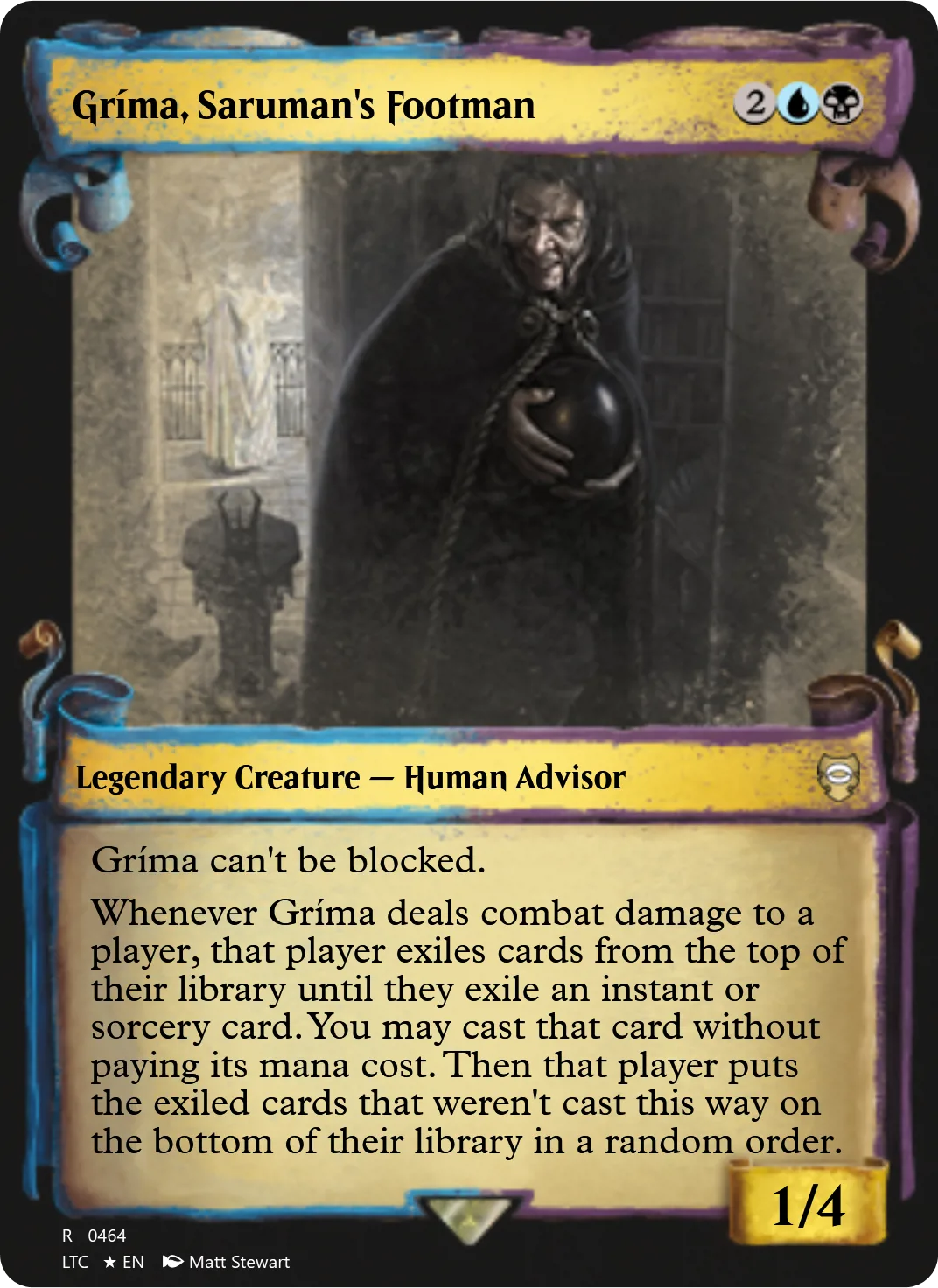 Gríma, Saruman's Footman