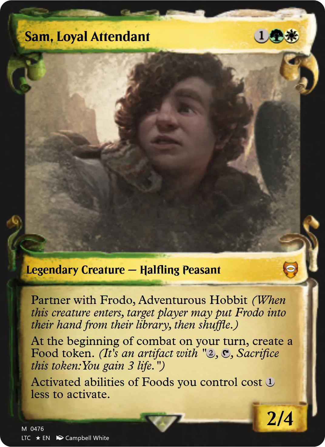 Sam, Loyal Attendant