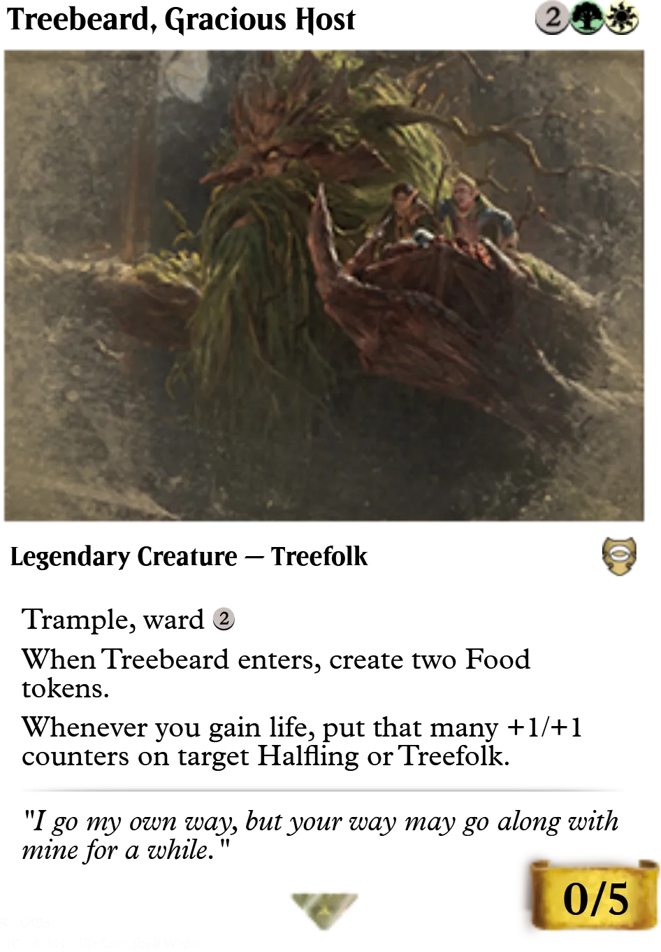 Treebeard, Gracious Host