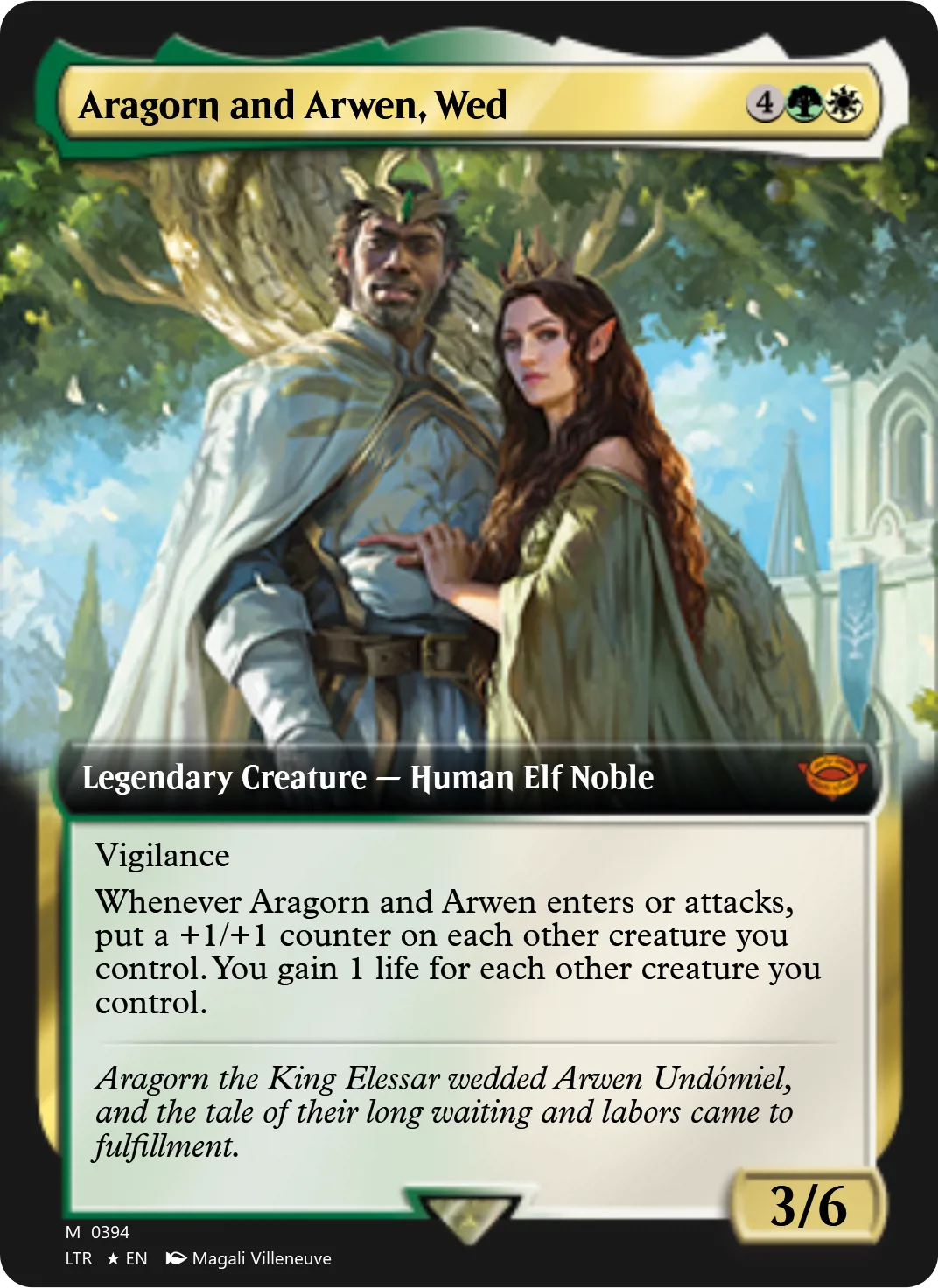 Aragorn and Arwen, Wed