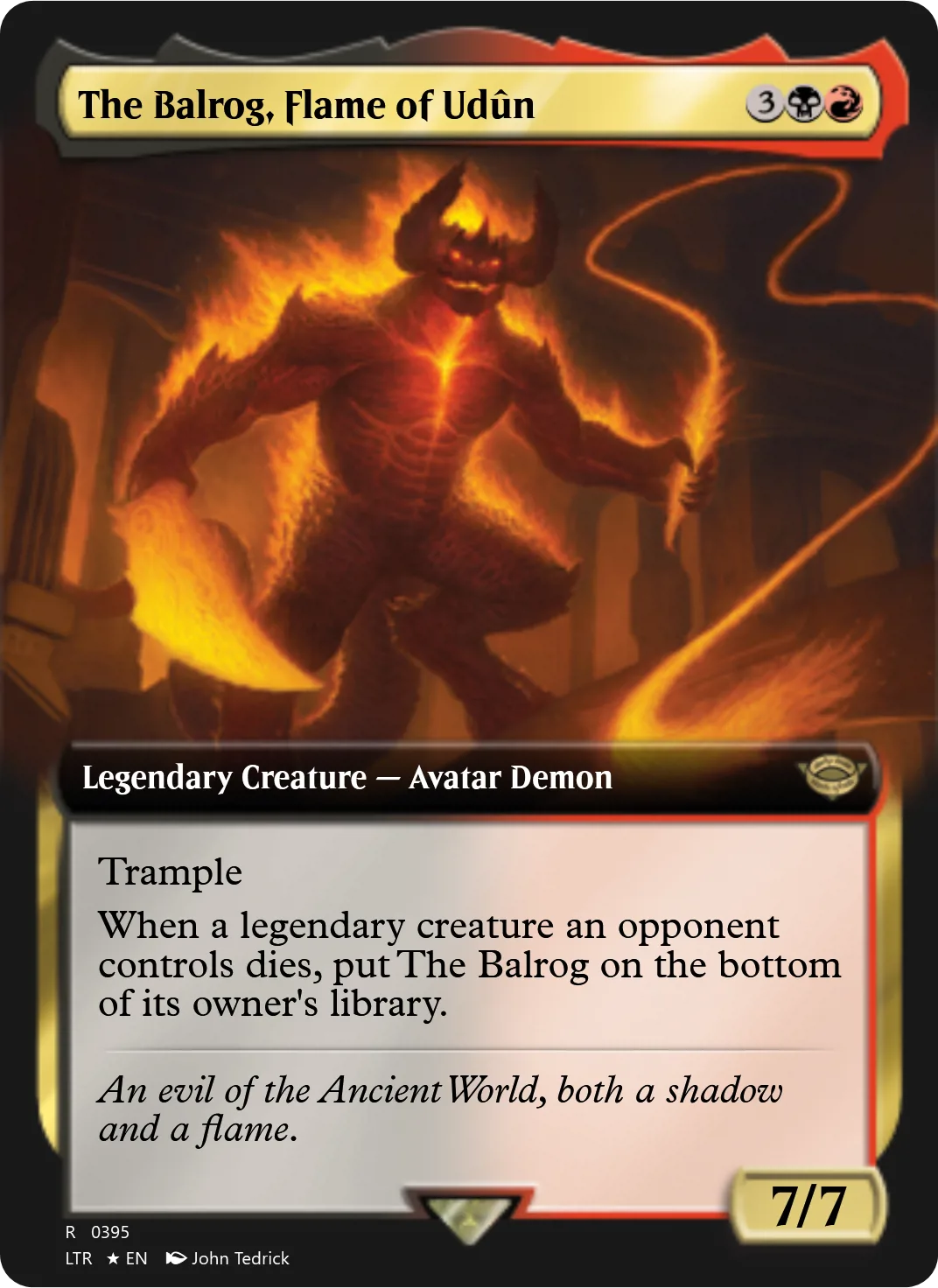 The Balrog, Flame of Udûn