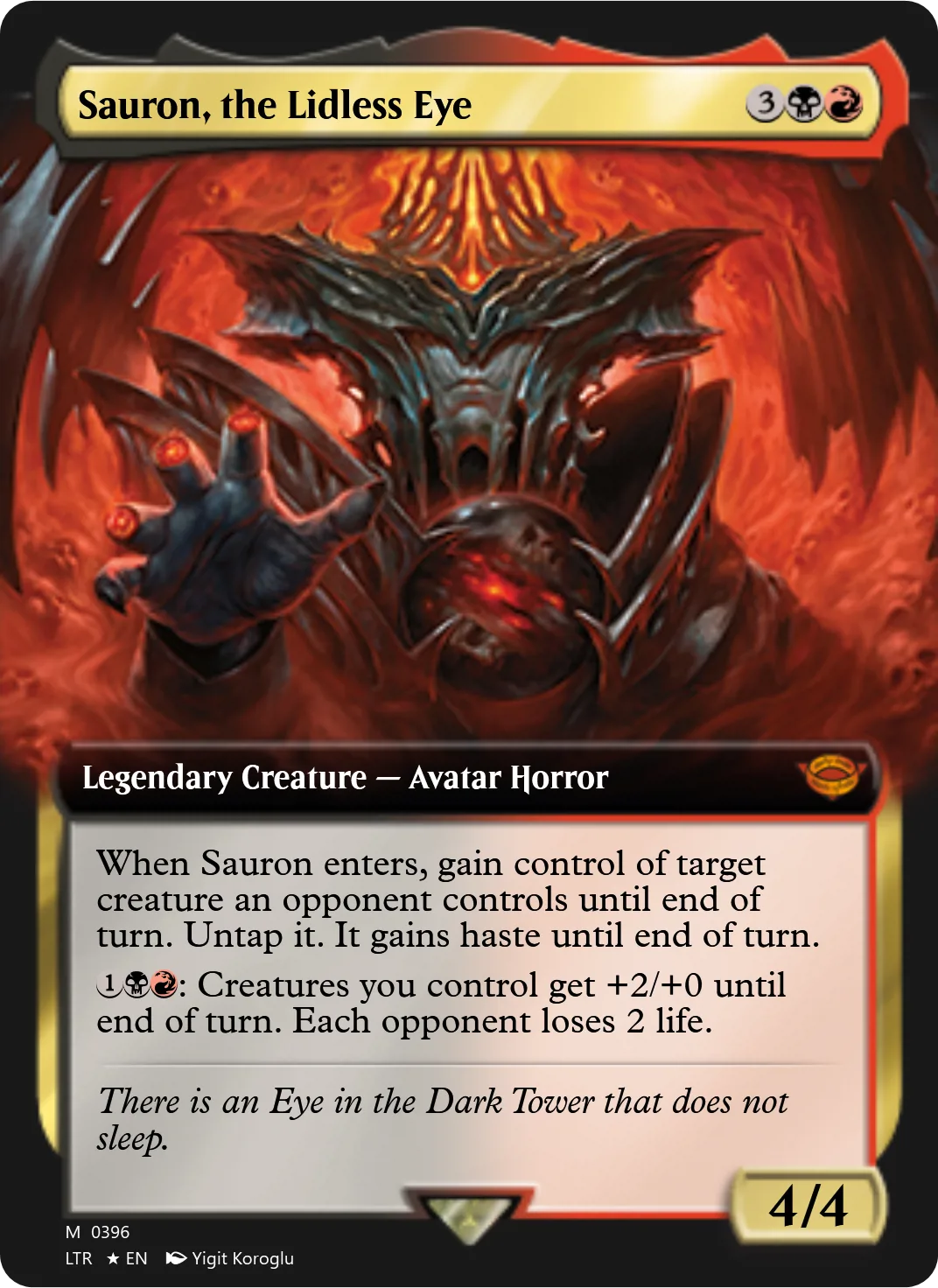 Sauron, the Lidless Eye