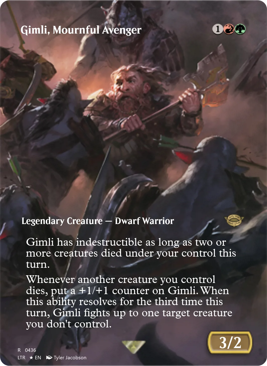 Gimli, Mournful Avenger