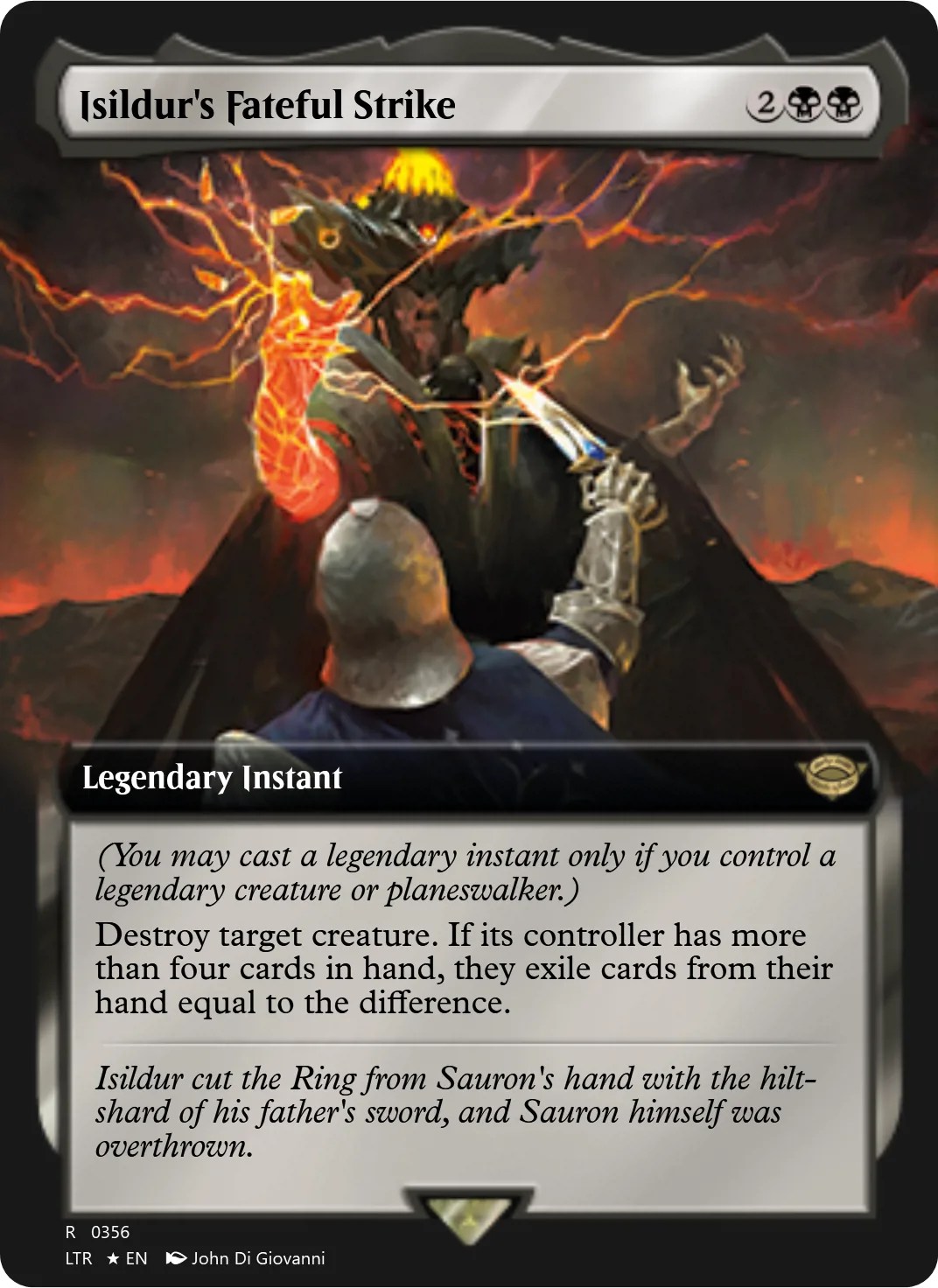 Isildur's Fateful Strike