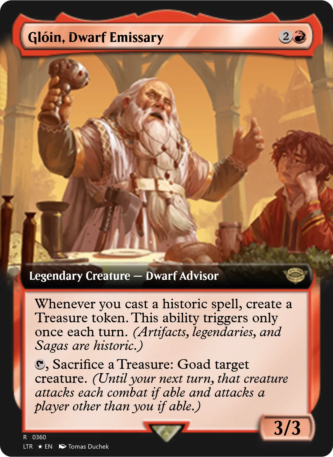 Glóin, Dwarf Emissary