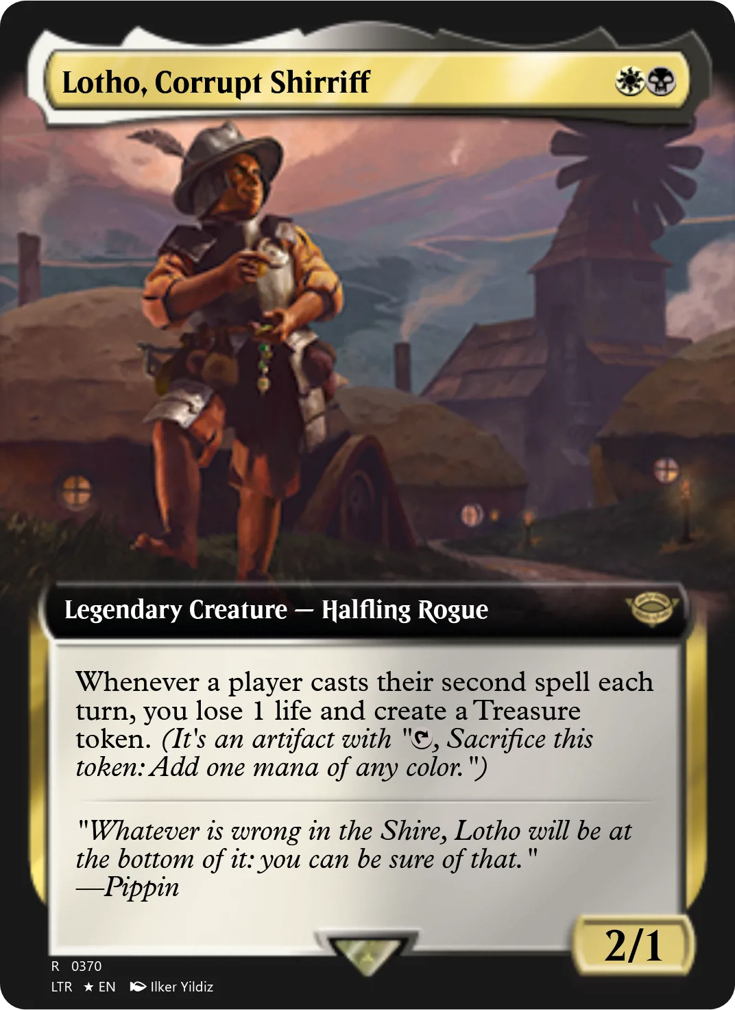 Lotho, Corrupt Shirriff