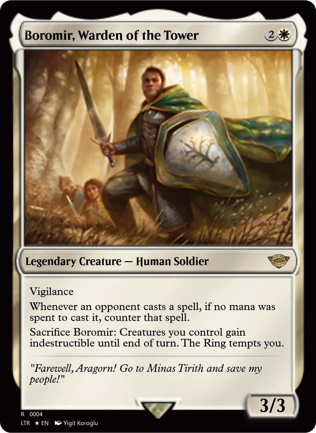 Boromir, Warden of the Tower