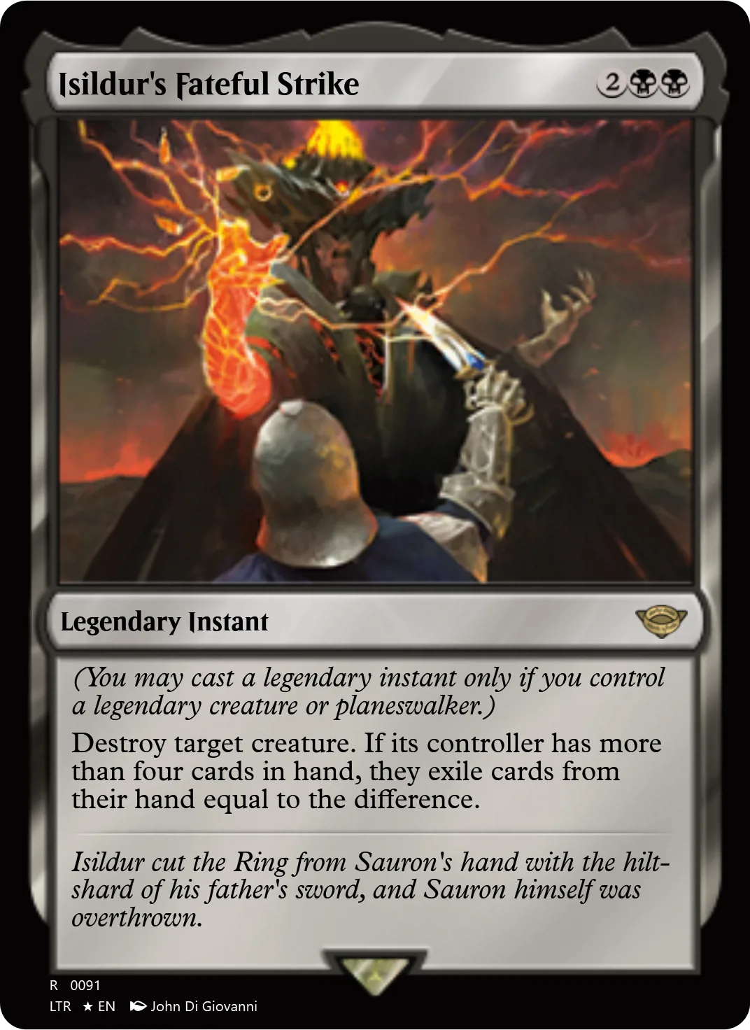 Isildur's Fateful Strike