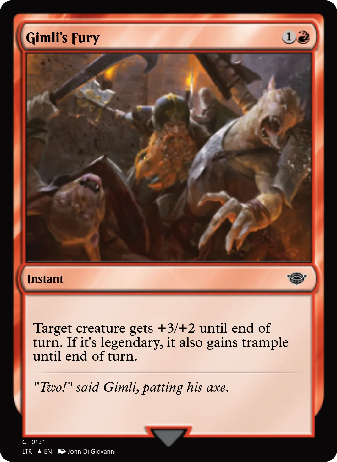 Gimli's Fury
