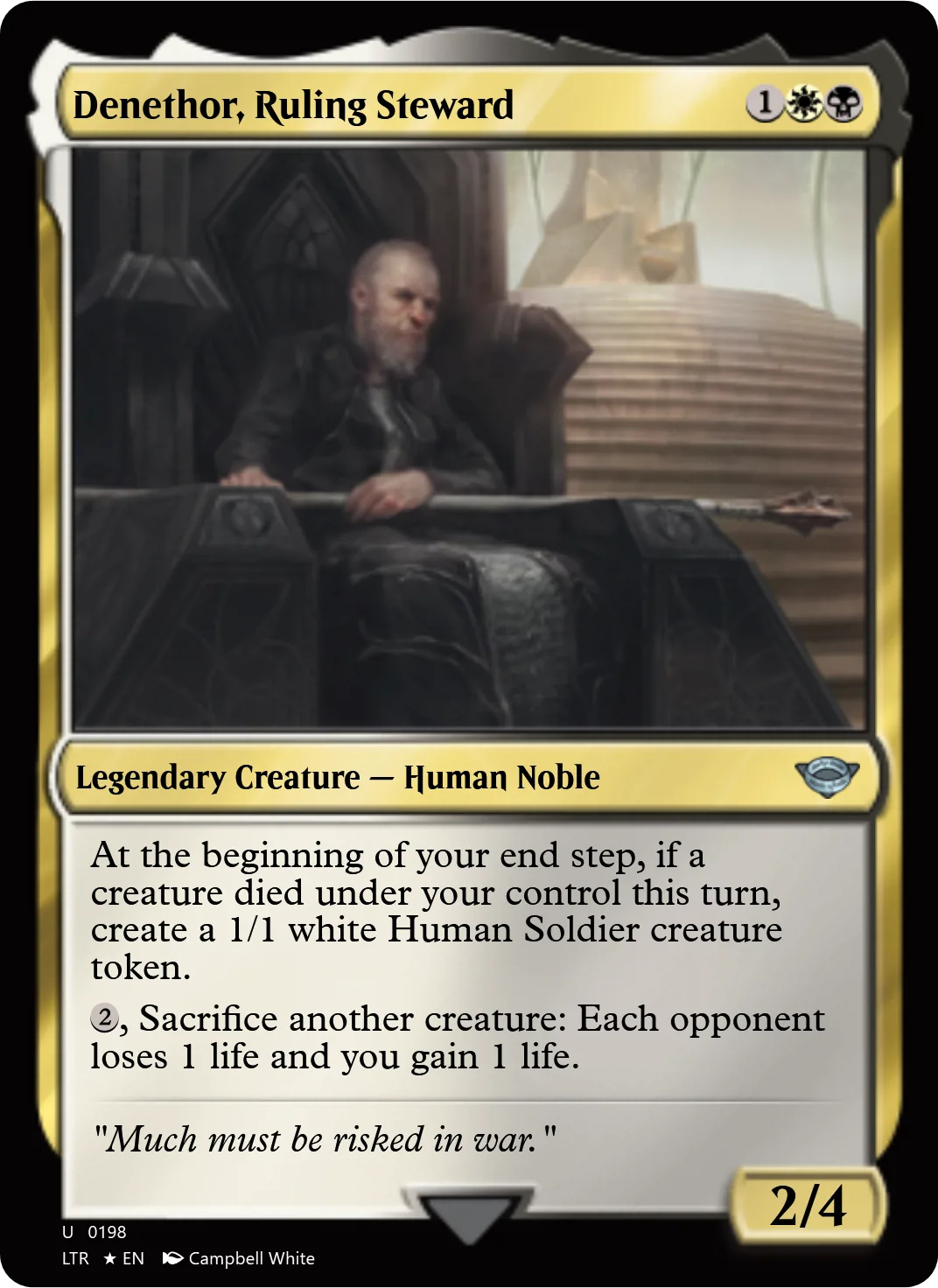 Denethor, Ruling Steward