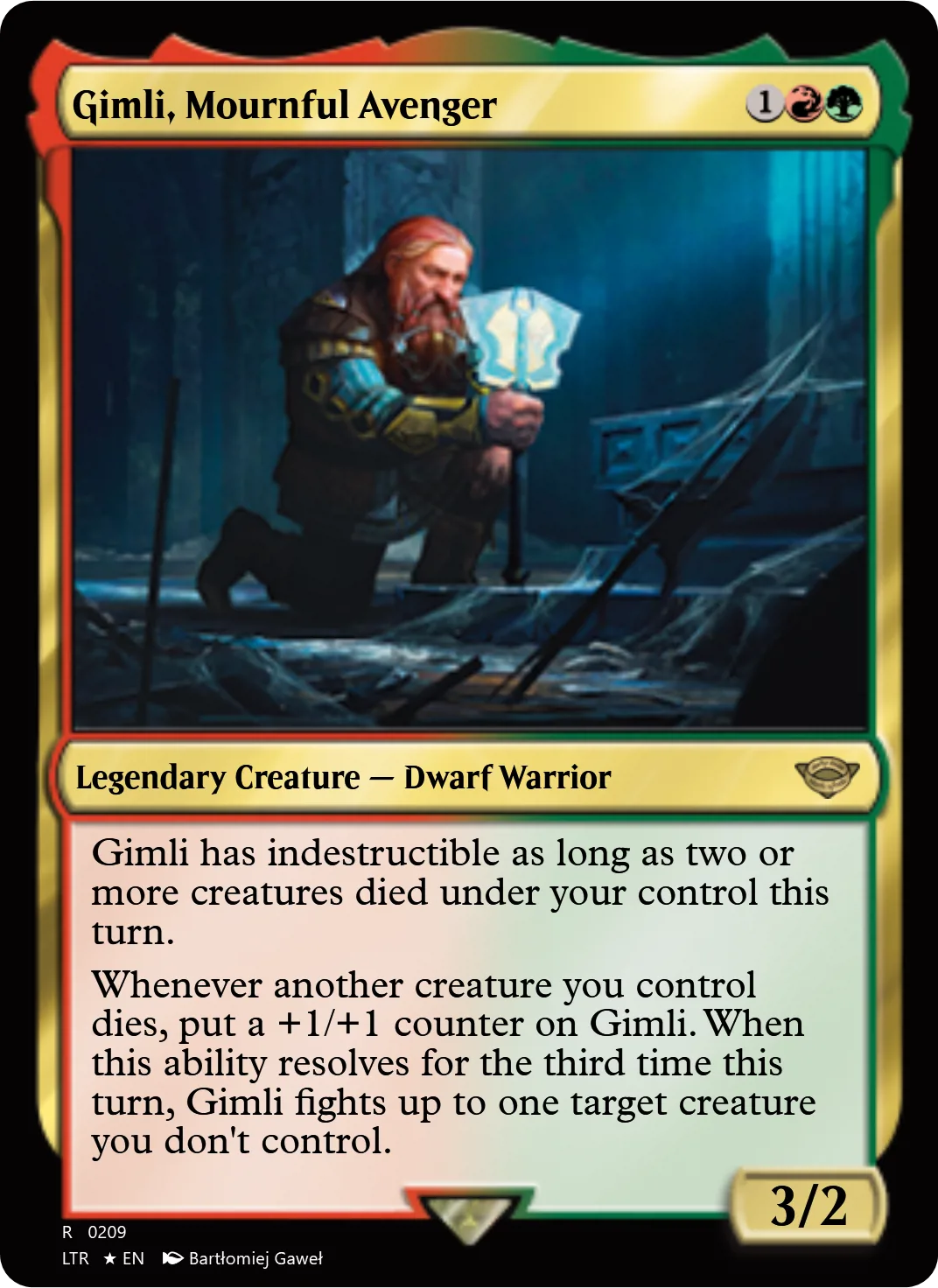 Gimli, Mournful Avenger