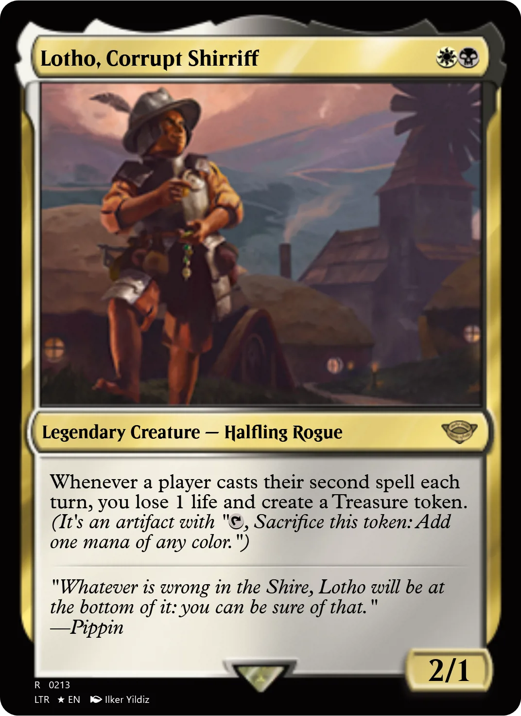 Lotho, Corrupt Shirriff