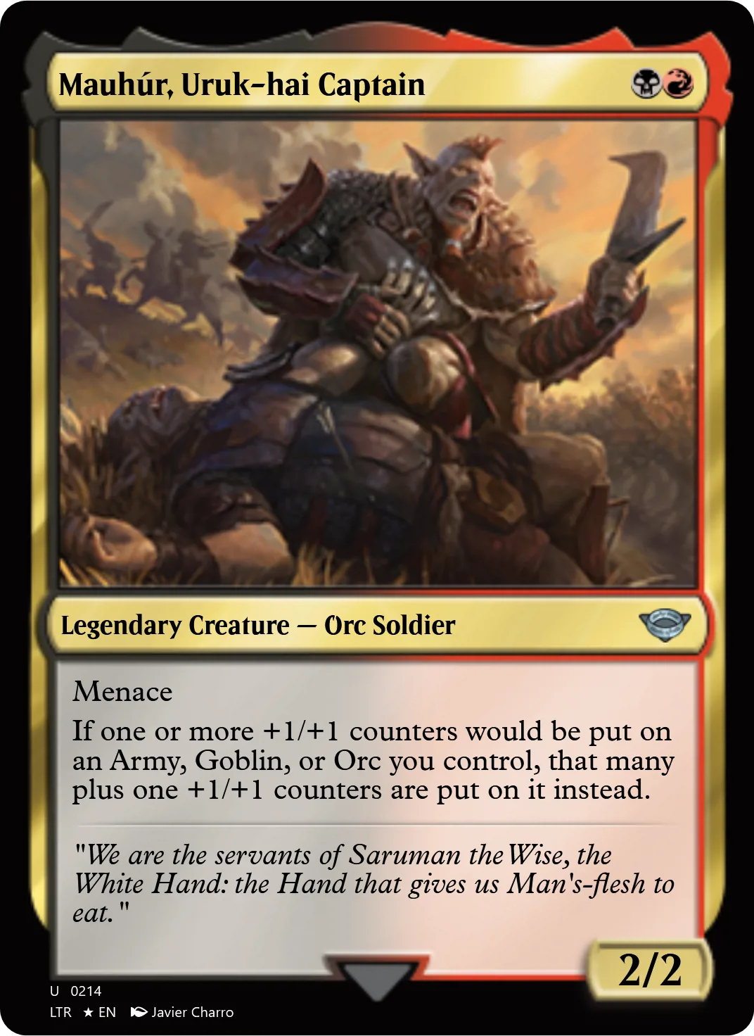Mauhúr, Uruk-hai Captain