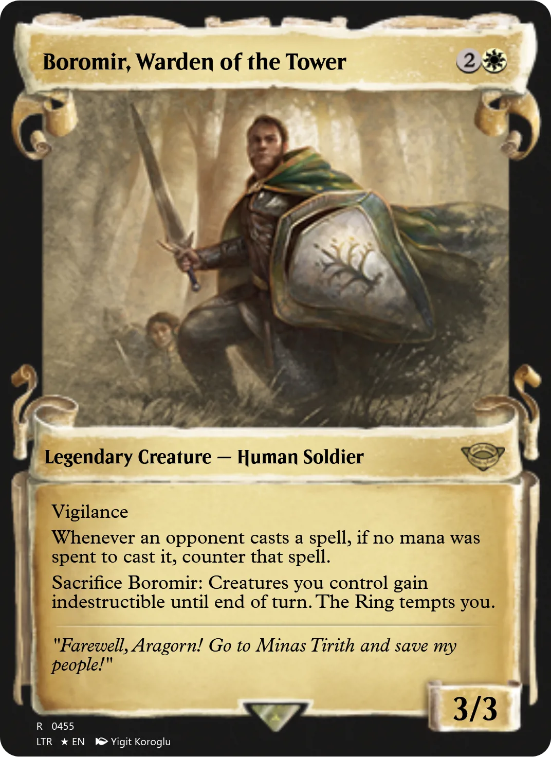 Boromir, Warden of the Tower