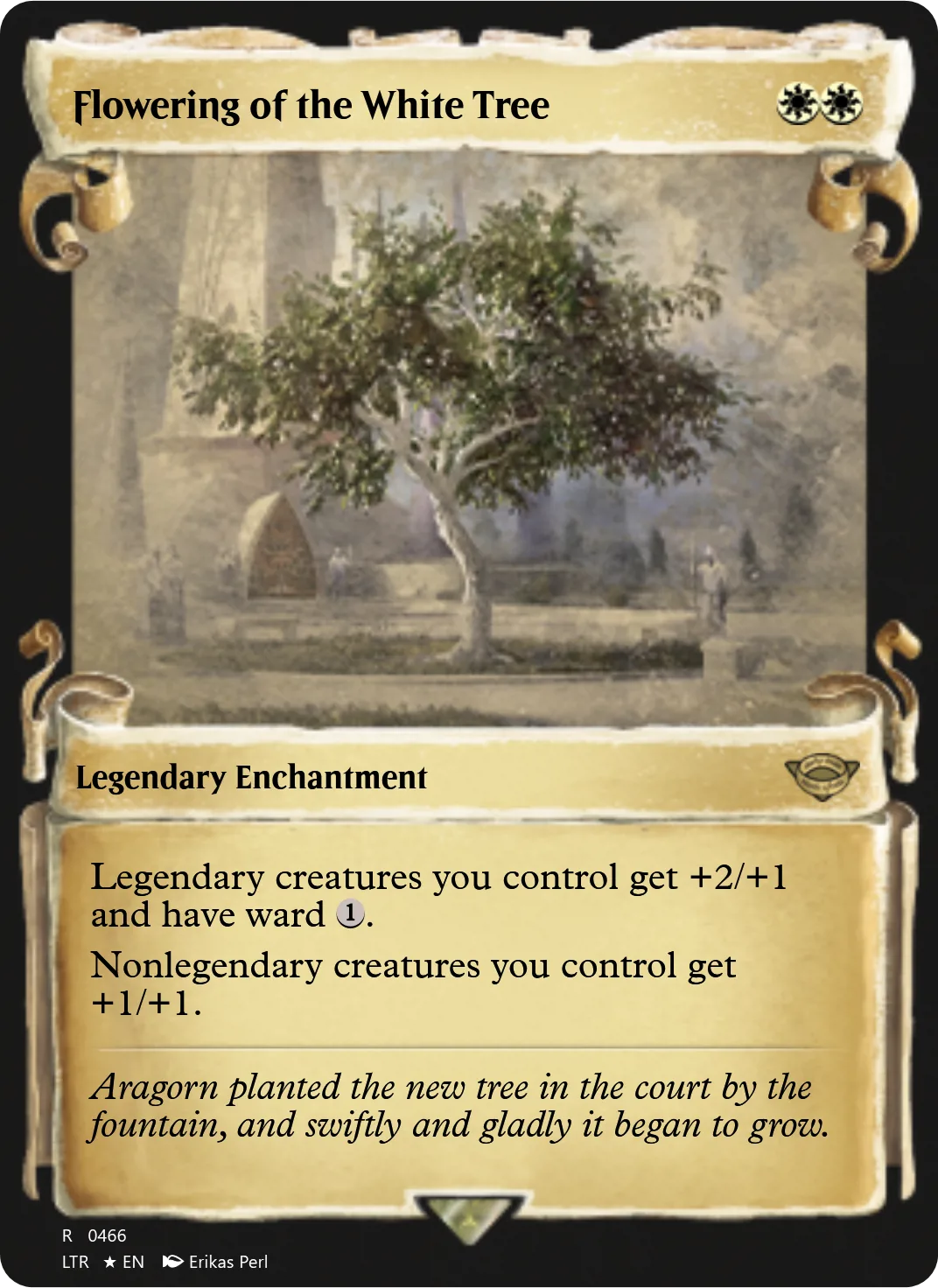 Flowering of the White Tree