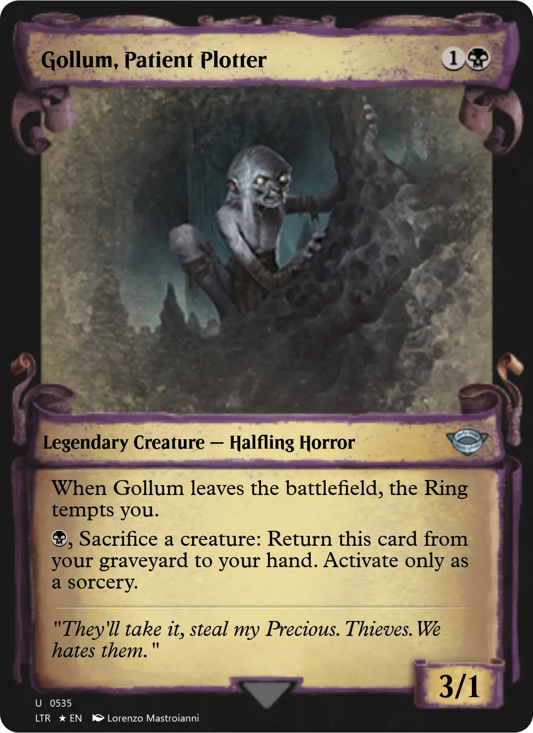 Gollum, Patient Plotter