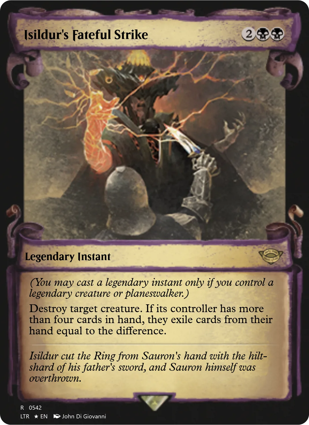 Isildur's Fateful Strike