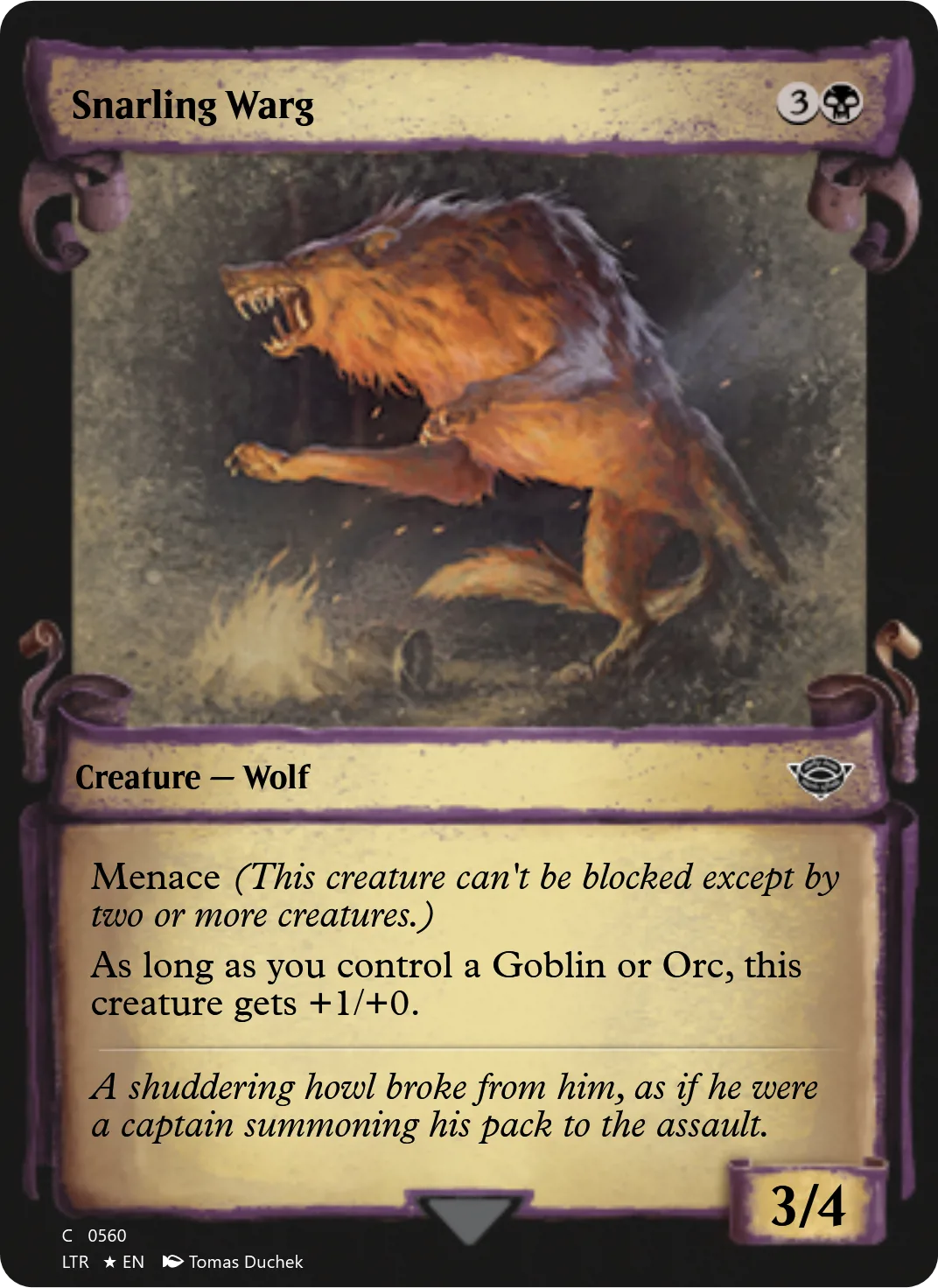 Snarling Warg