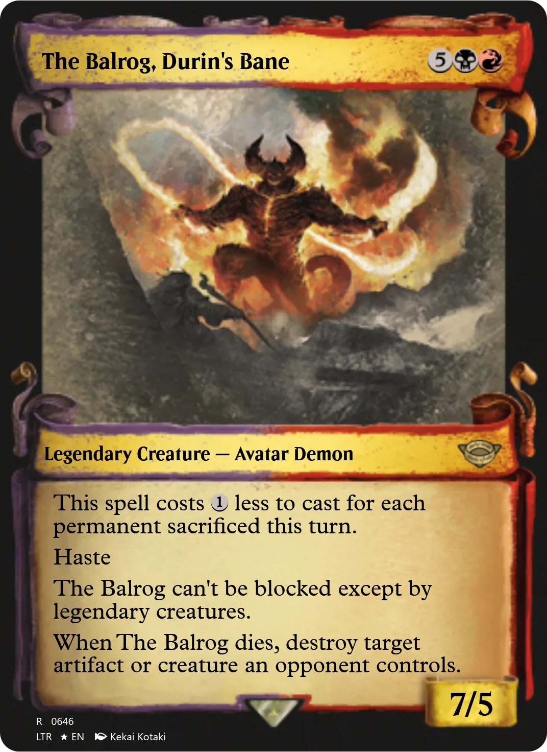 The Balrog, Durin's Bane