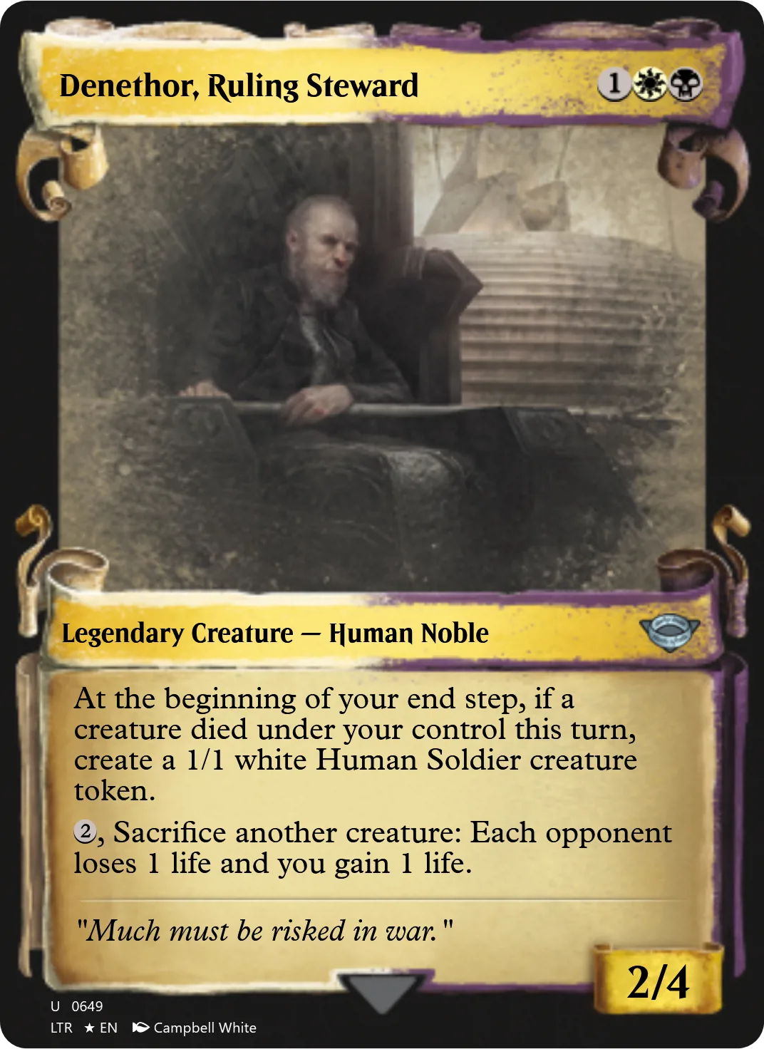 Denethor, Ruling Steward