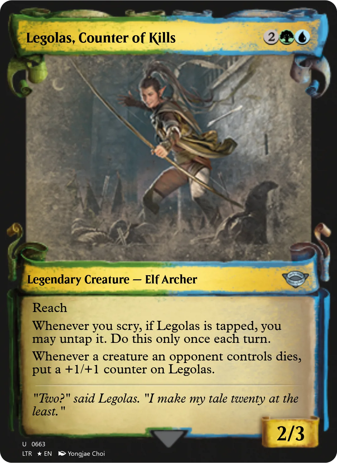 Legolas, Counter of Kills