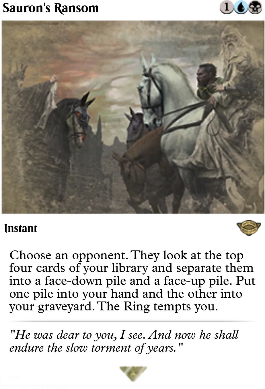 Sauron's Ransom