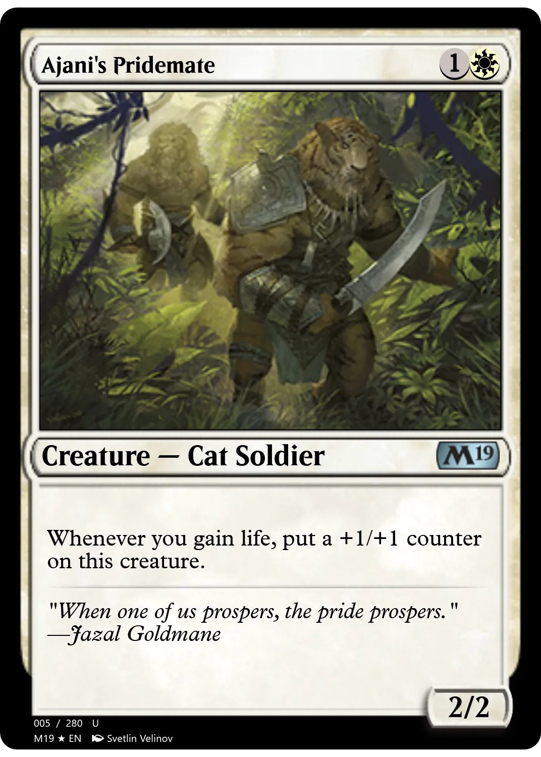 Ajani's Pridemate