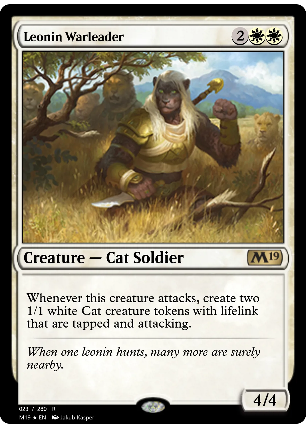 Leonin Warleader