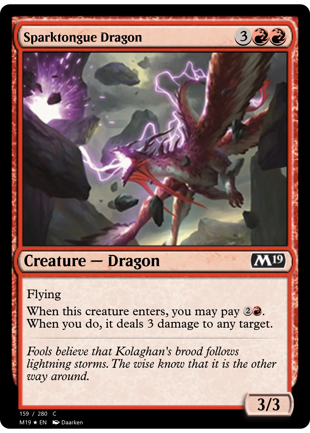 Sparktongue Dragon