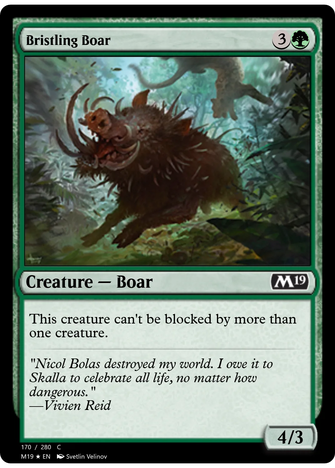 Bristling Boar