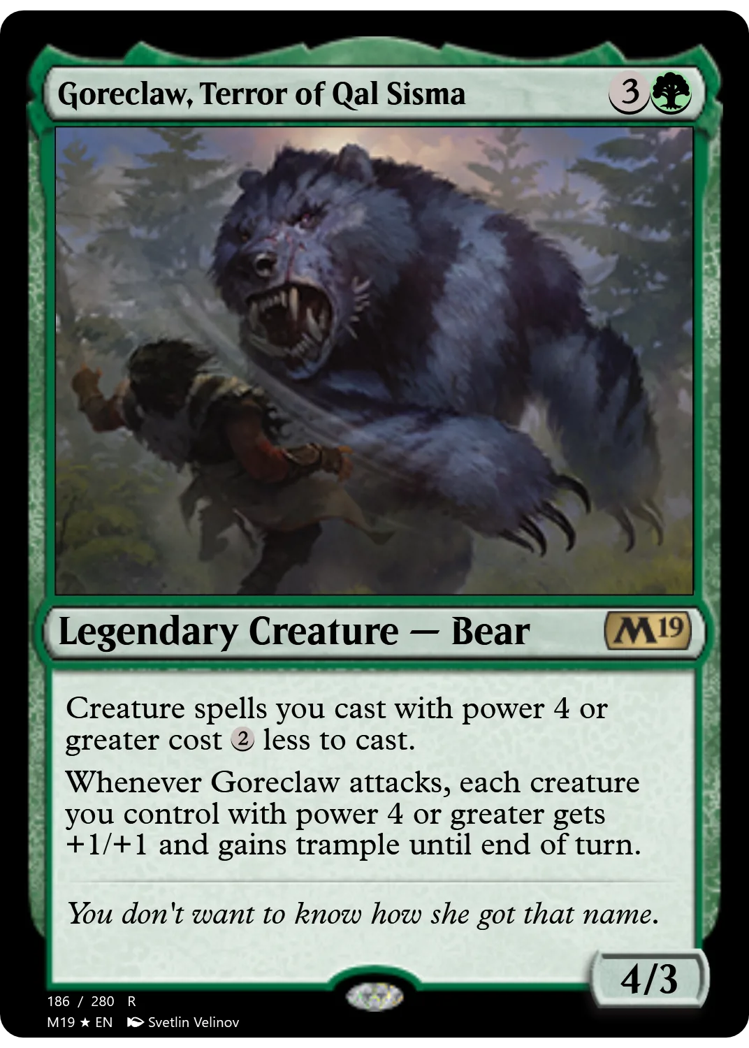 Goreclaw, Terror of Qal Sisma