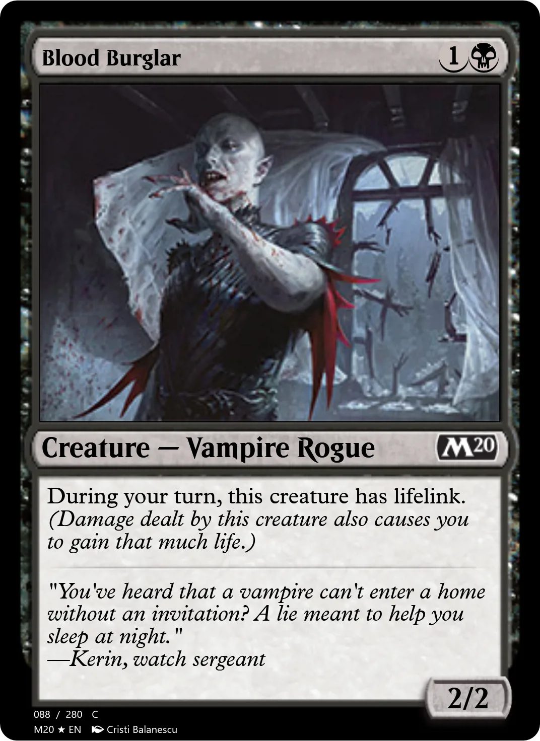 Blood Burglar