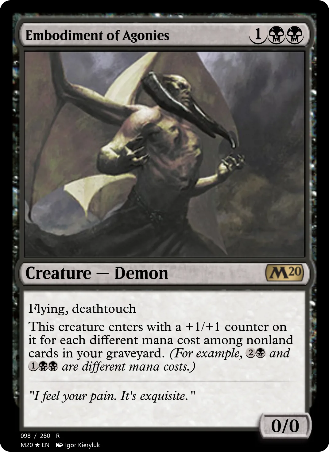 Embodiment of Agonies