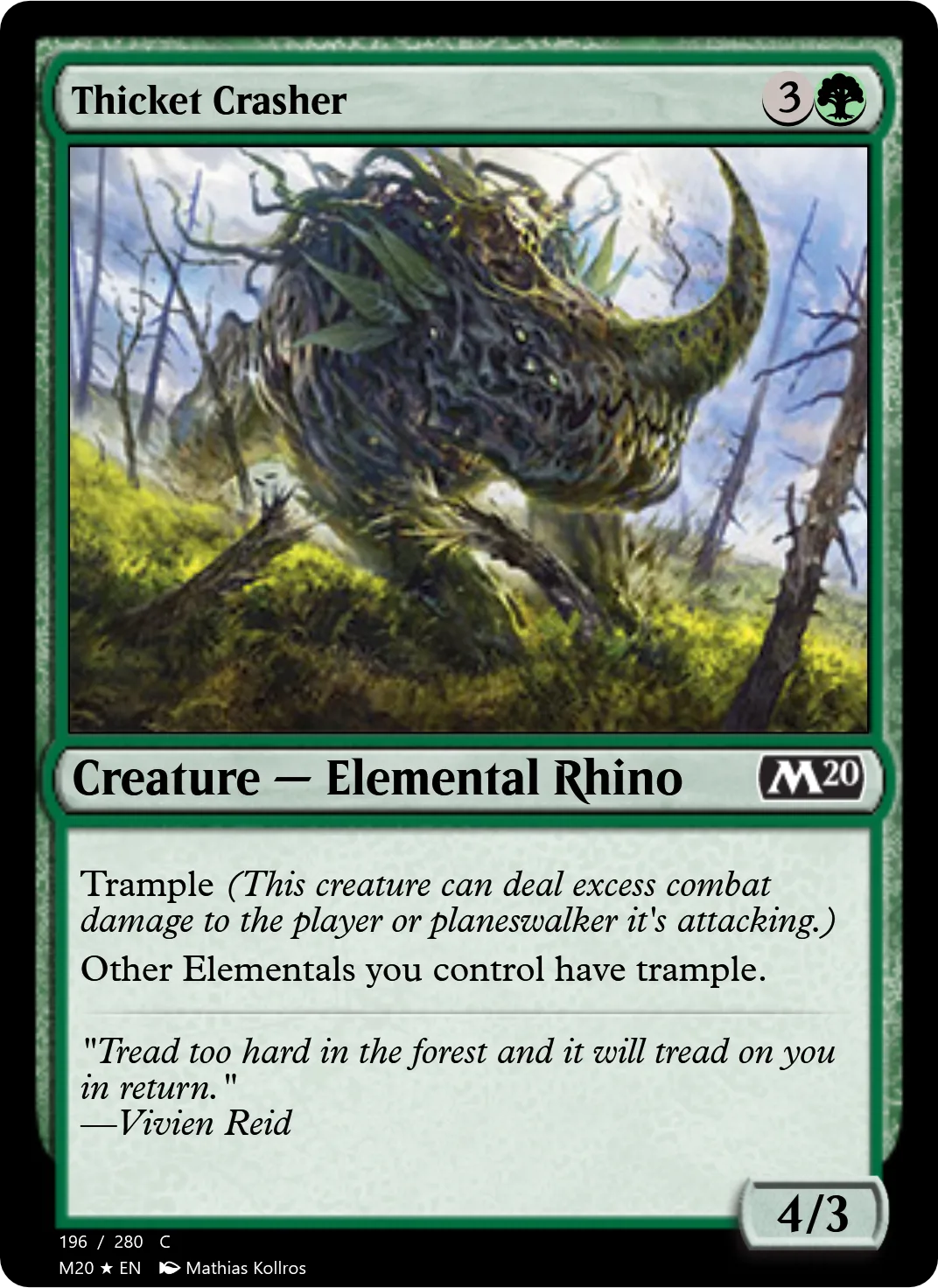Thicket Crasher