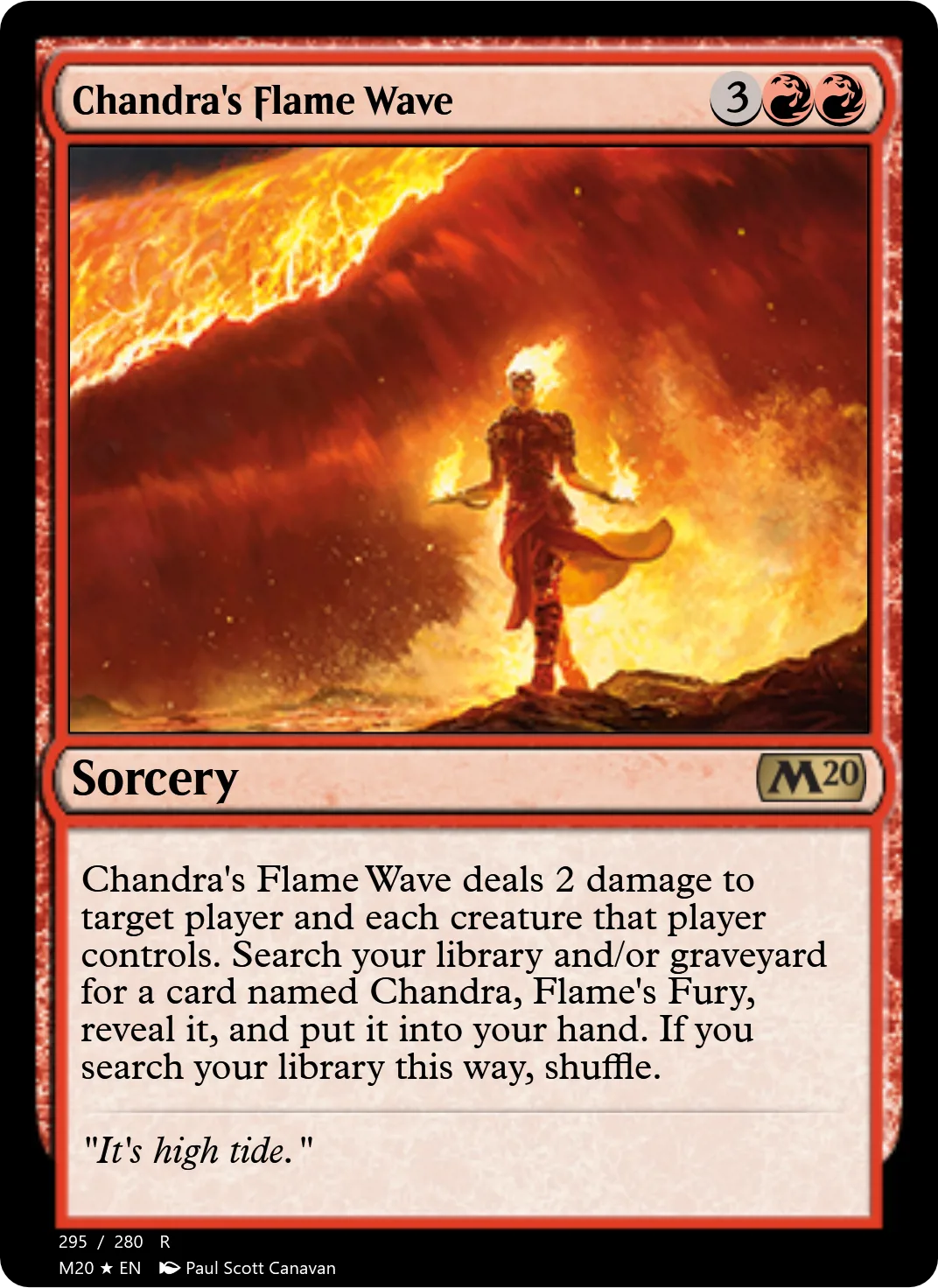 Chandra's Flame Wave