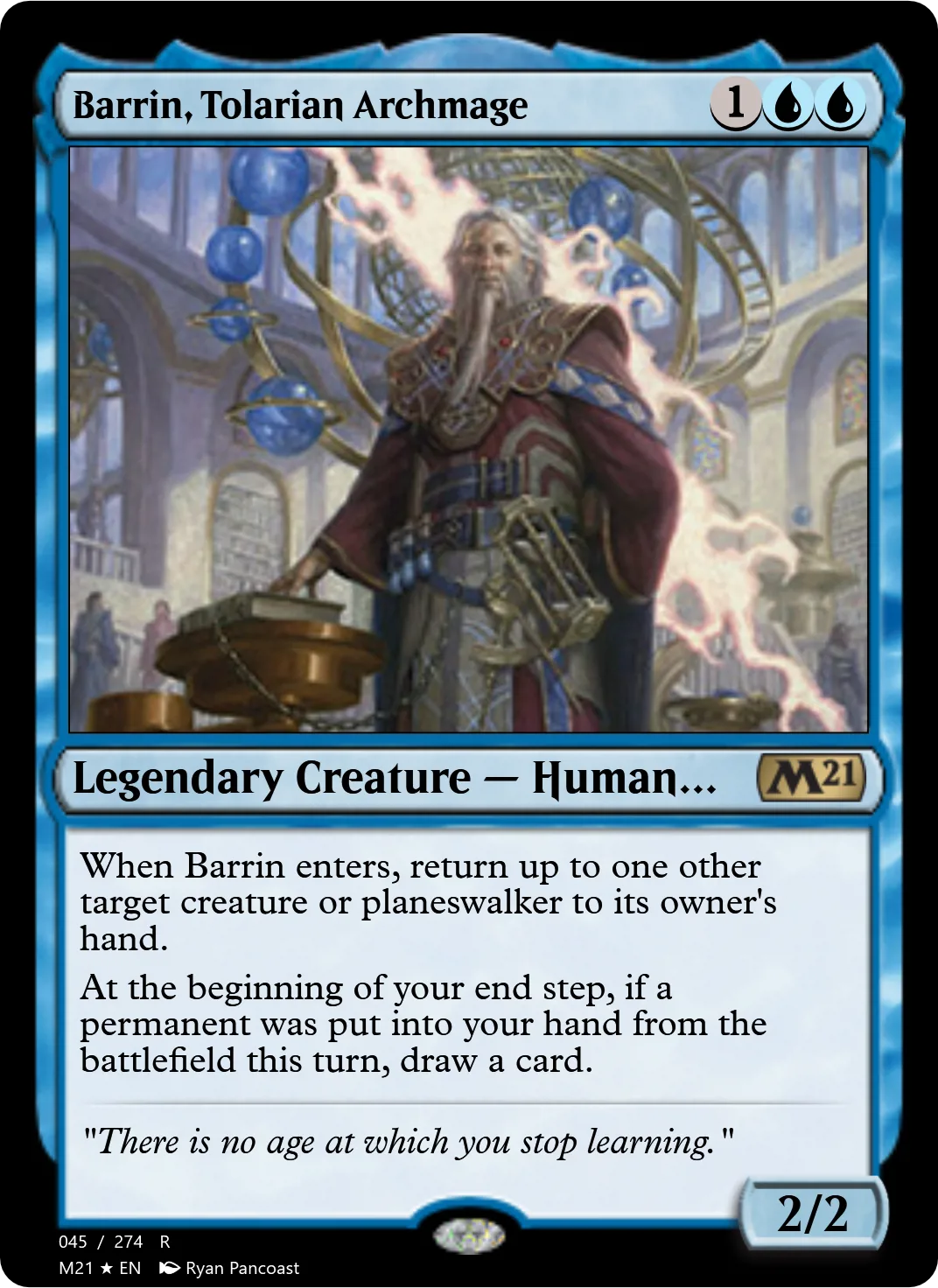 Barrin, Tolarian Archmage